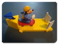 GOOFY'S SON MAX ON SKATEBOARD, MCDONALD'S PROMO TOY